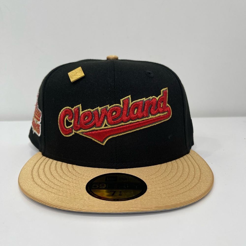 Cleveland Indians New Era Capsule 1995 Champions MLB Fitted Cap Hat Size 7 3/8